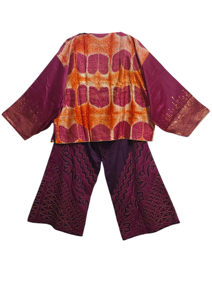 Indowestern chanderi formal coordset