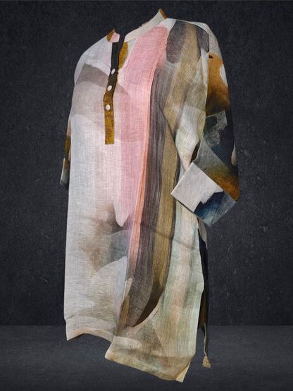 Stitched Digital Printed Short Tunic VISHAL KAPUR STUDIO