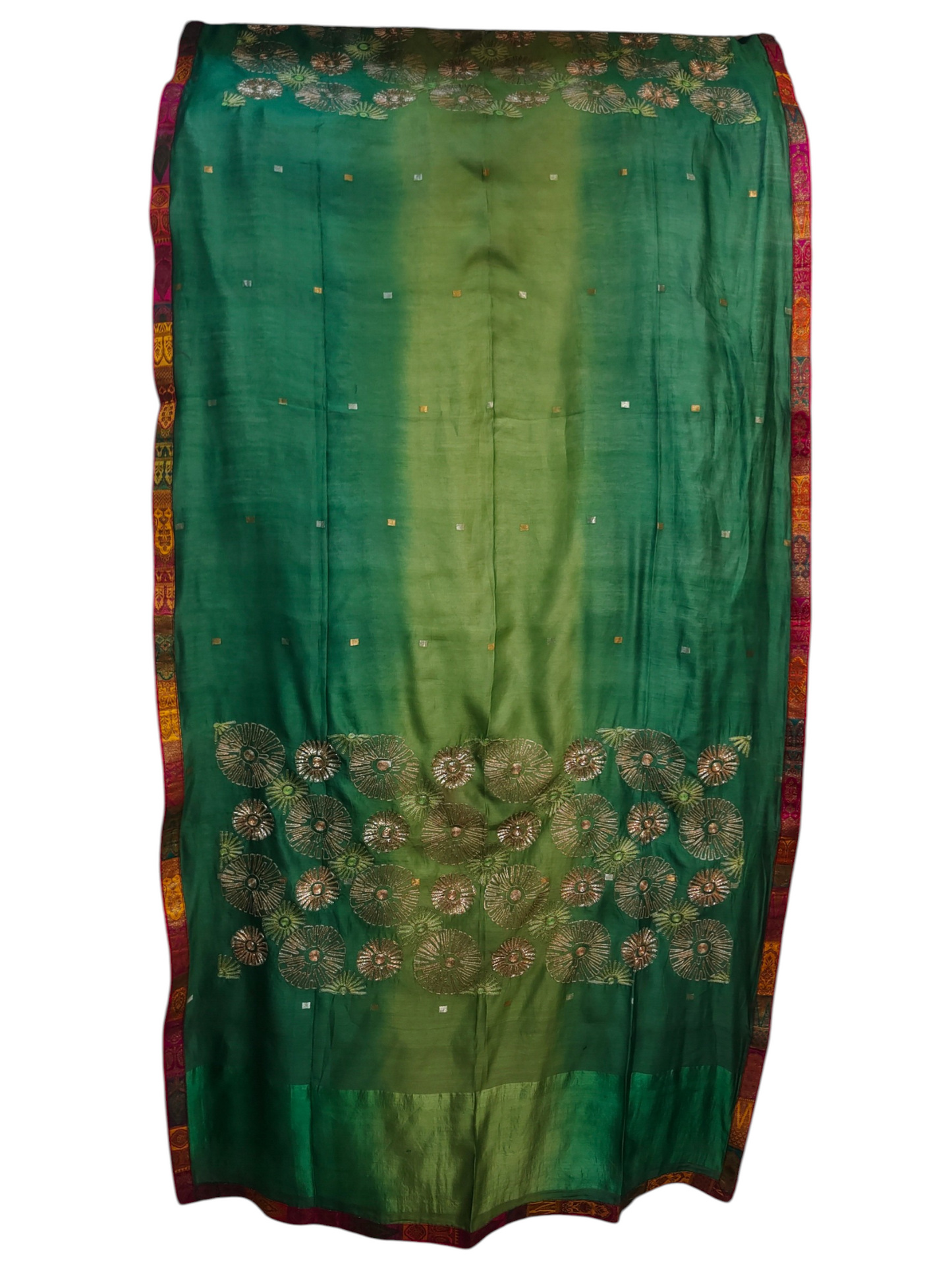 Semi Stitched Chanderi Formal Suitset