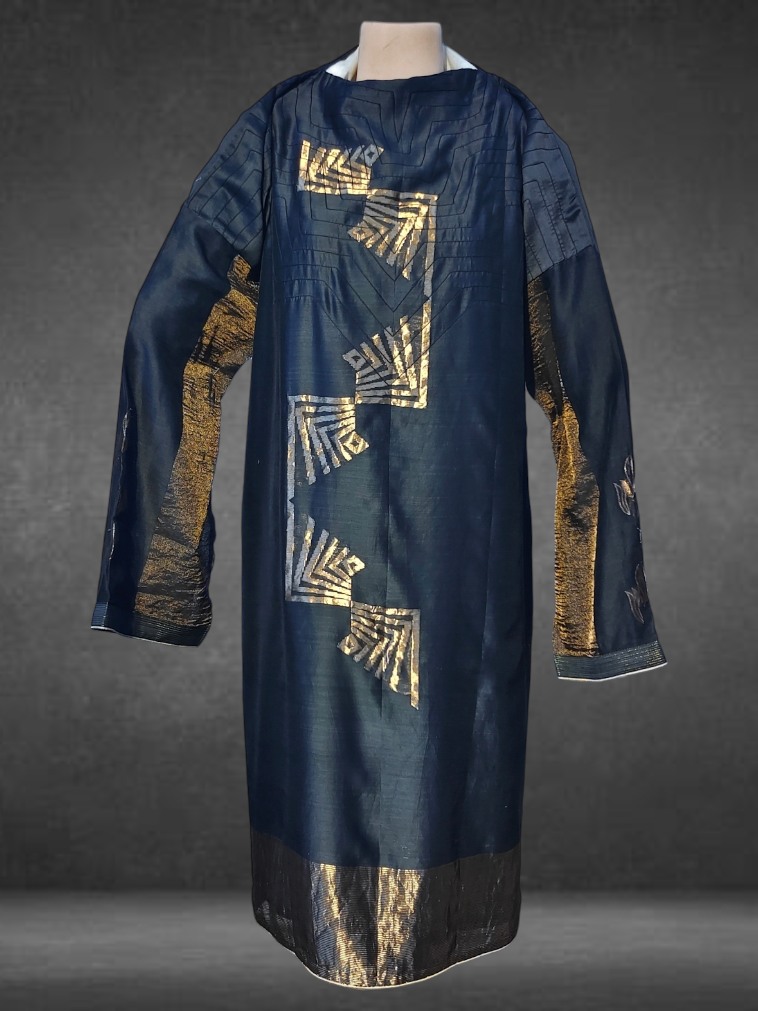 Semi Stitched Chanderi kurta VISHAL KAPUR