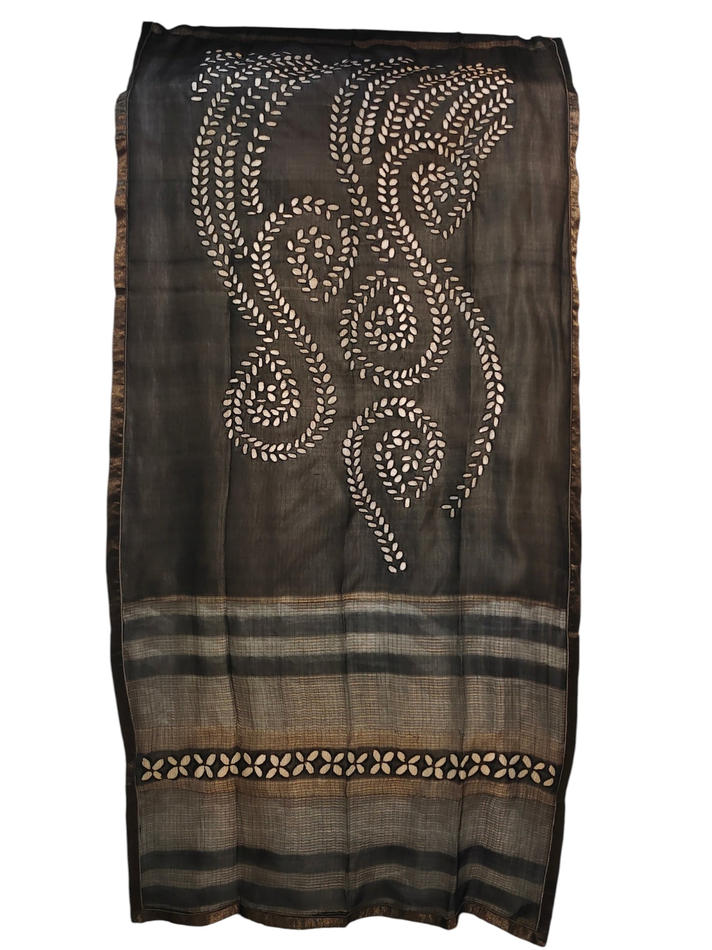 Semi Stitched Chanderi Formal Suitset