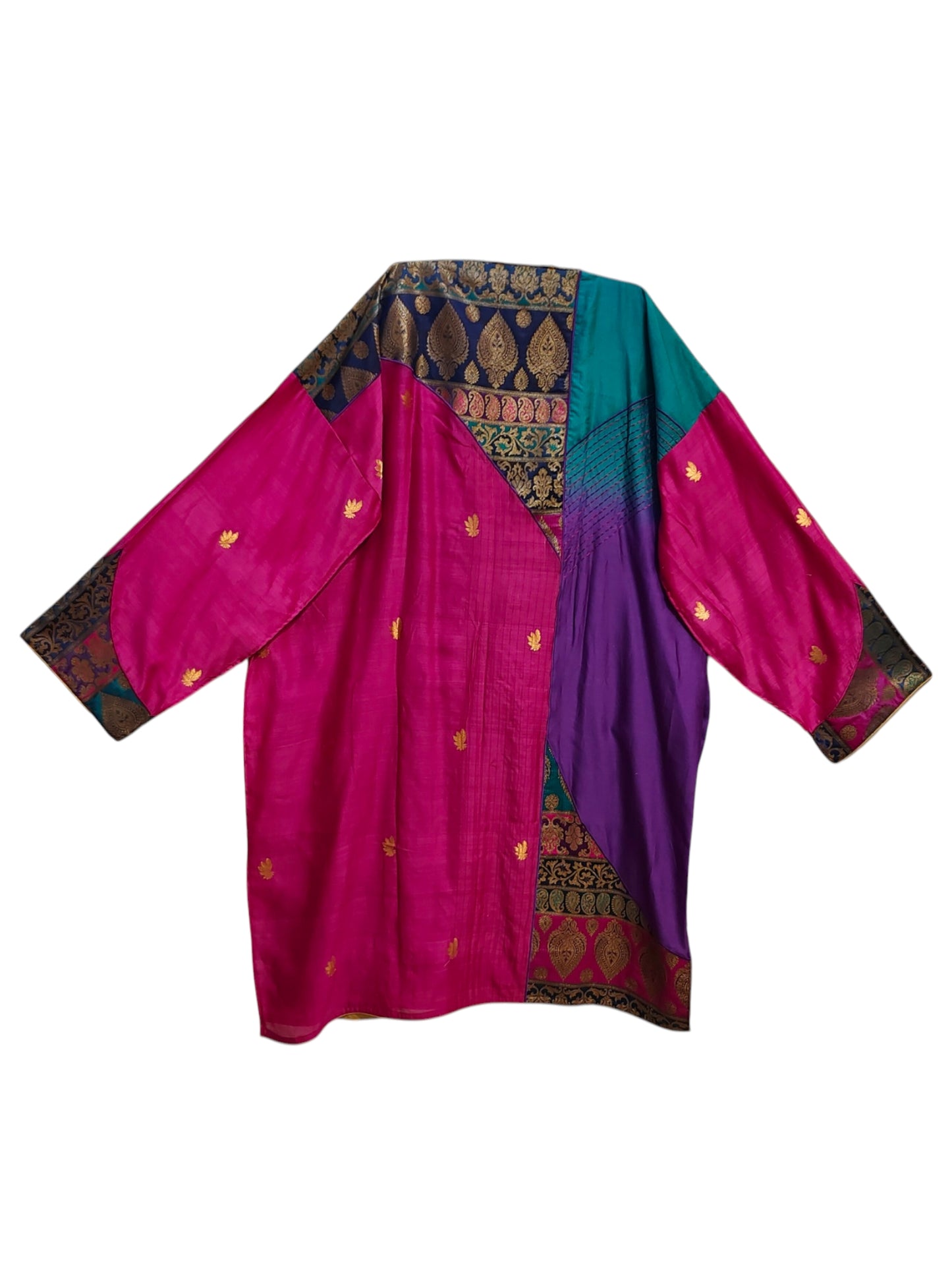Semi Stitched Chanderi Formal Suitset