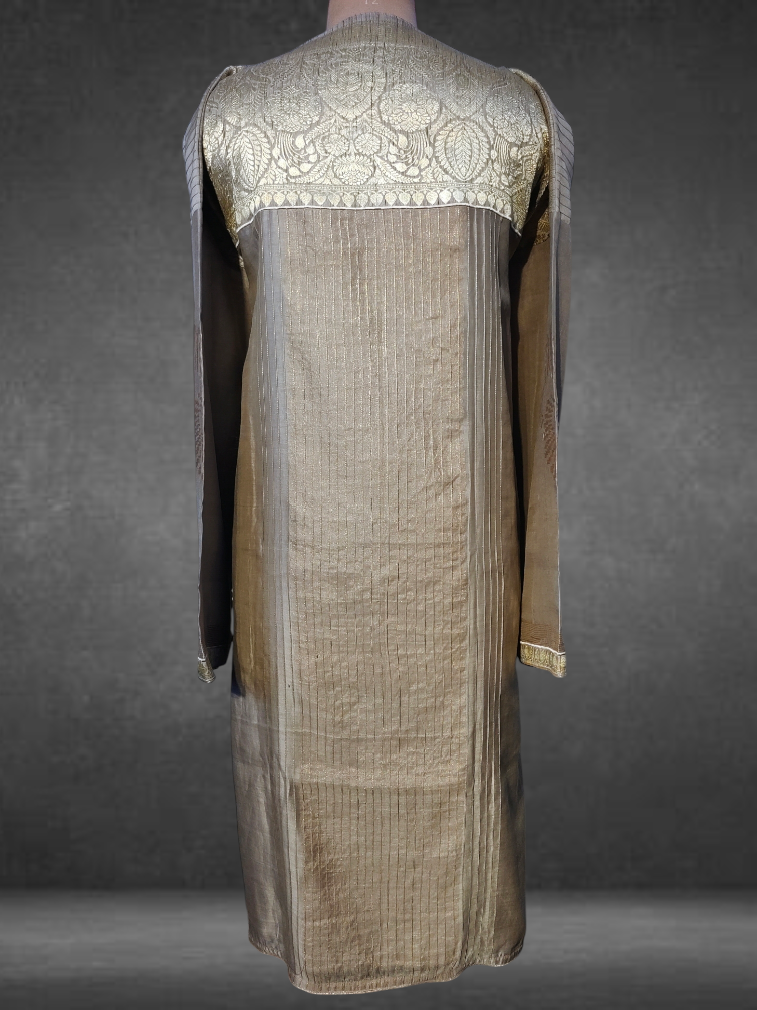 Semi Stitched Chanderi kurta VISHAL KAPUR