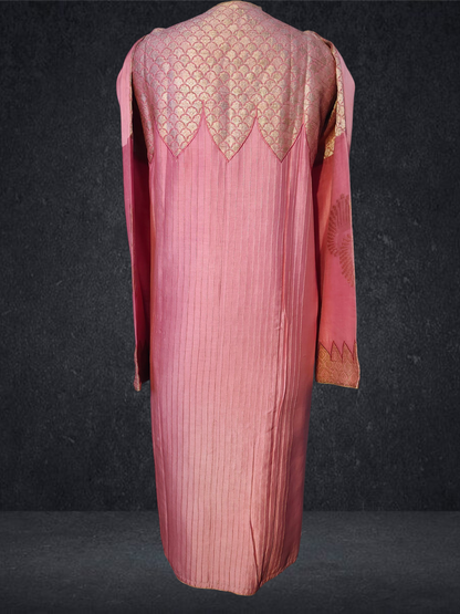 Semi Stitched Formal chanderi Suitset