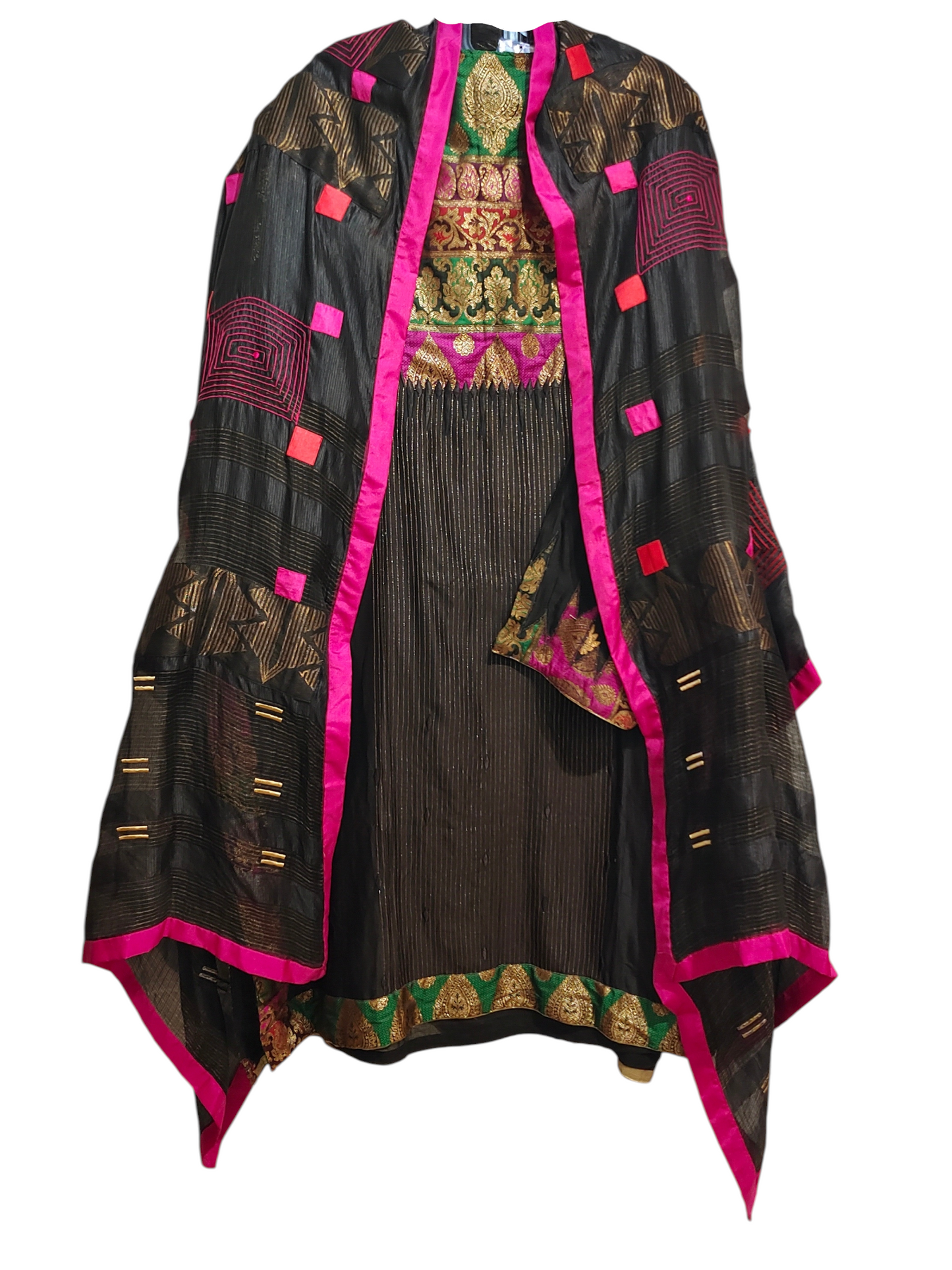 Semi Stitched Formal Chanderi Suitset