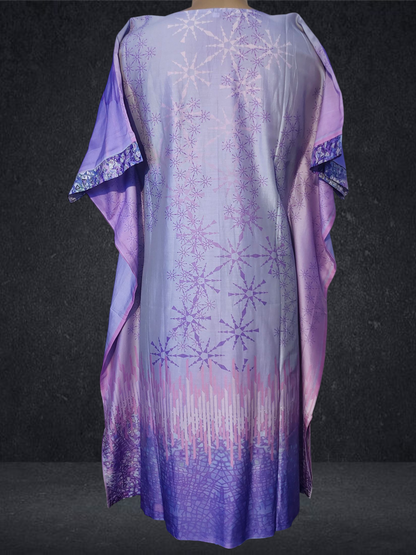 Stitched Chanderi Digital Printed Kaftan VISHAL KAPUR STUDIO