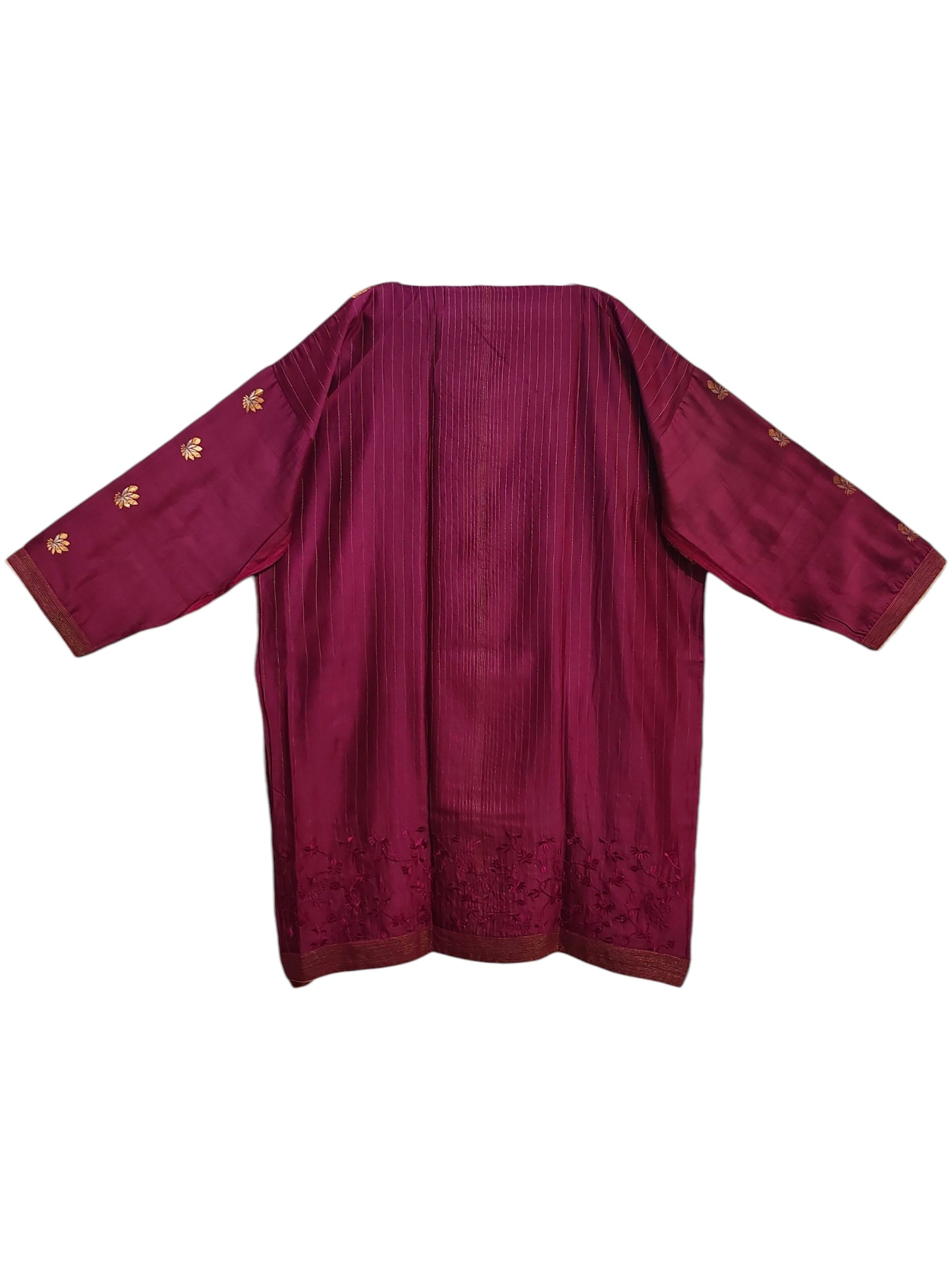Semi Stitched Chanderi Formal Suitset