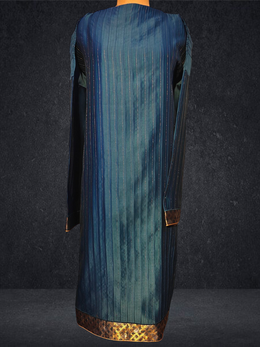 Semi Stitched Chanderi kurta VISHAL KAPUR