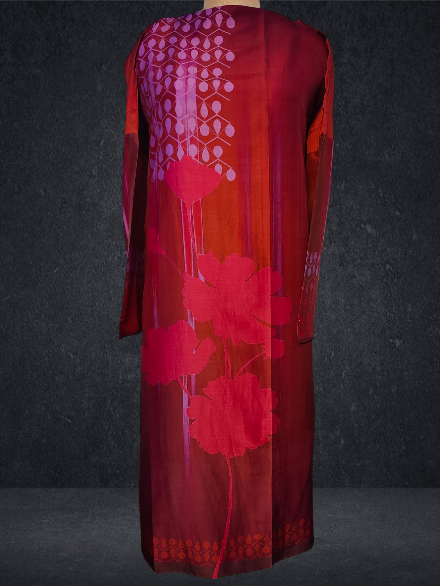 Semi Stitched Chanderi Kurta VISHAL KAPUR