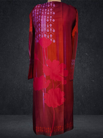 Semi Stitched Chanderi Kurta VISHAL KAPUR
