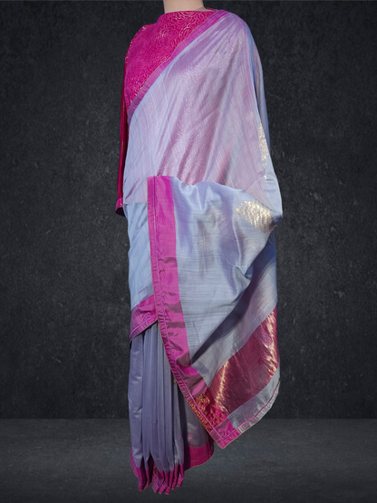 Formal Chanderi Zari Woven Saree