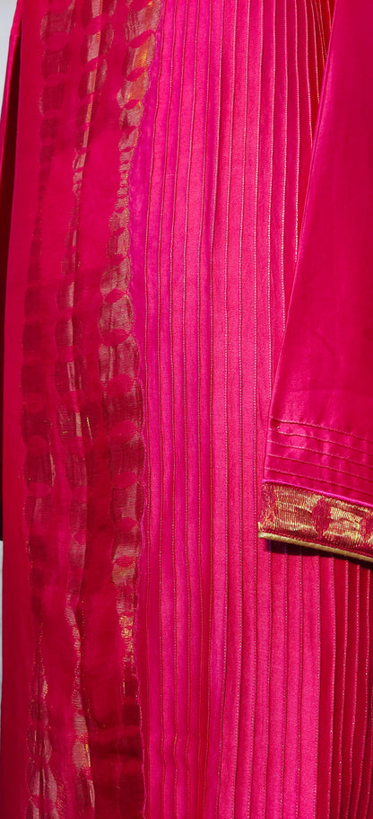 Semi Stitched Formal chanderi Kurta VISHAL KAPUR