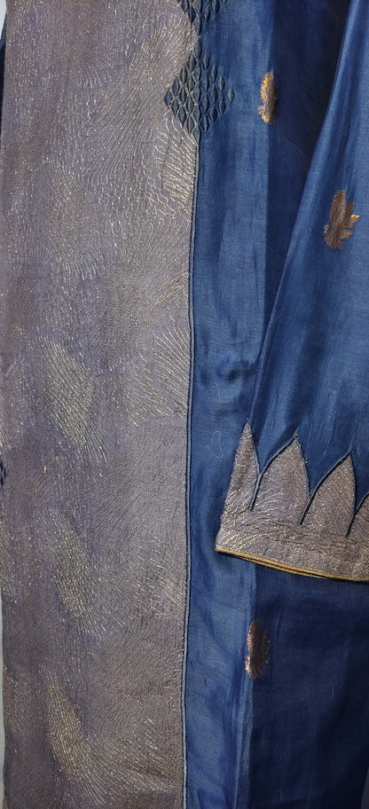 Semi Stitched Formal chanderi Kurta