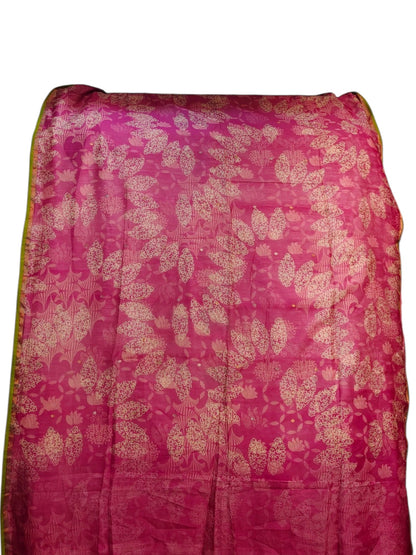Cotton Casual Block Printed Saree