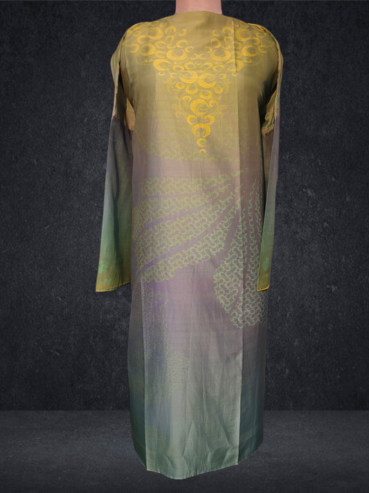 Semi Stitched Chanderi Kurta VISHAL KAPUR