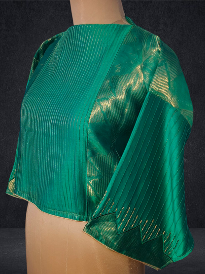 Semistitched Chanderi Ɓlouse