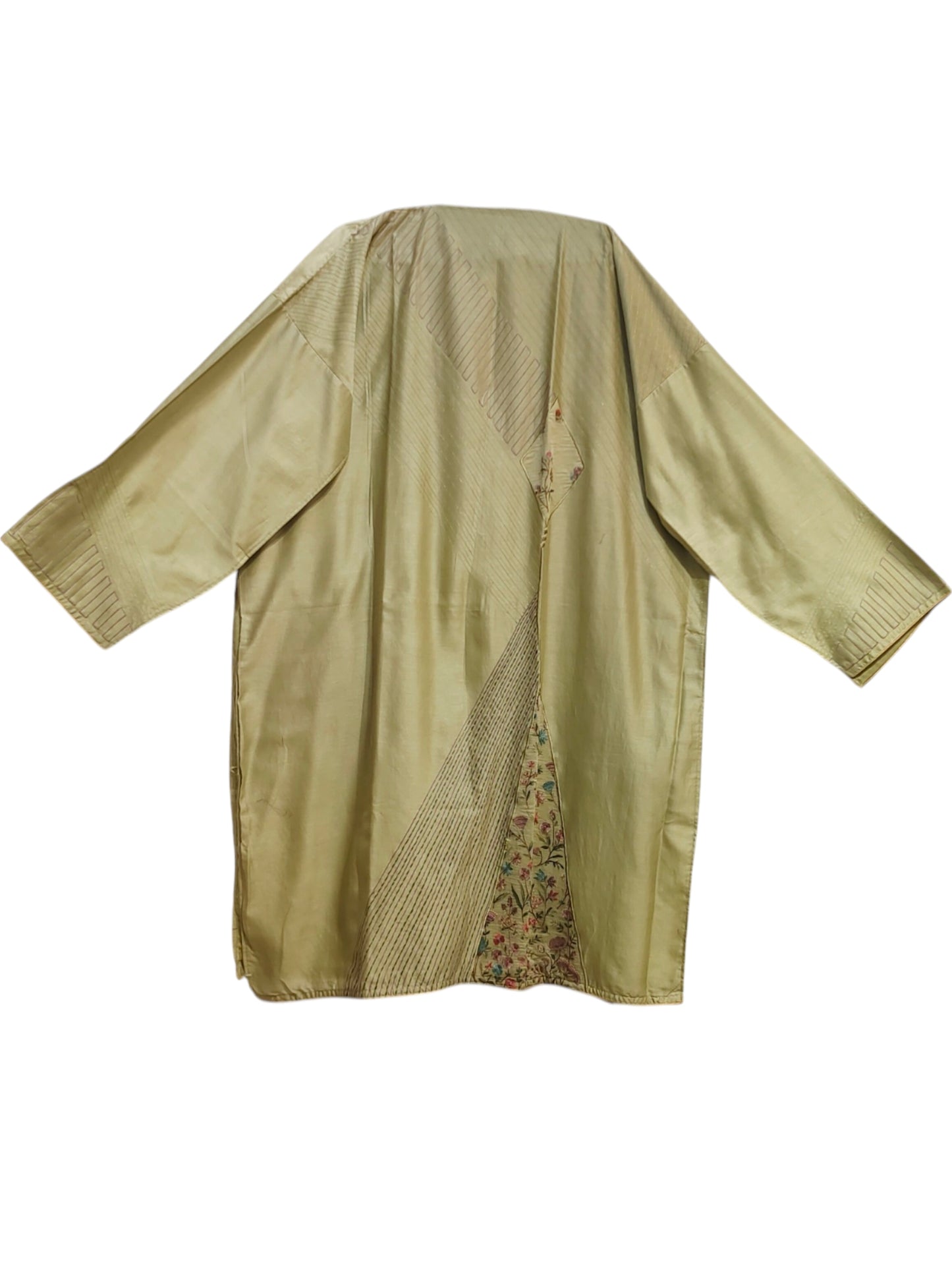 Semi Stitched Chanderi Formal Suitset