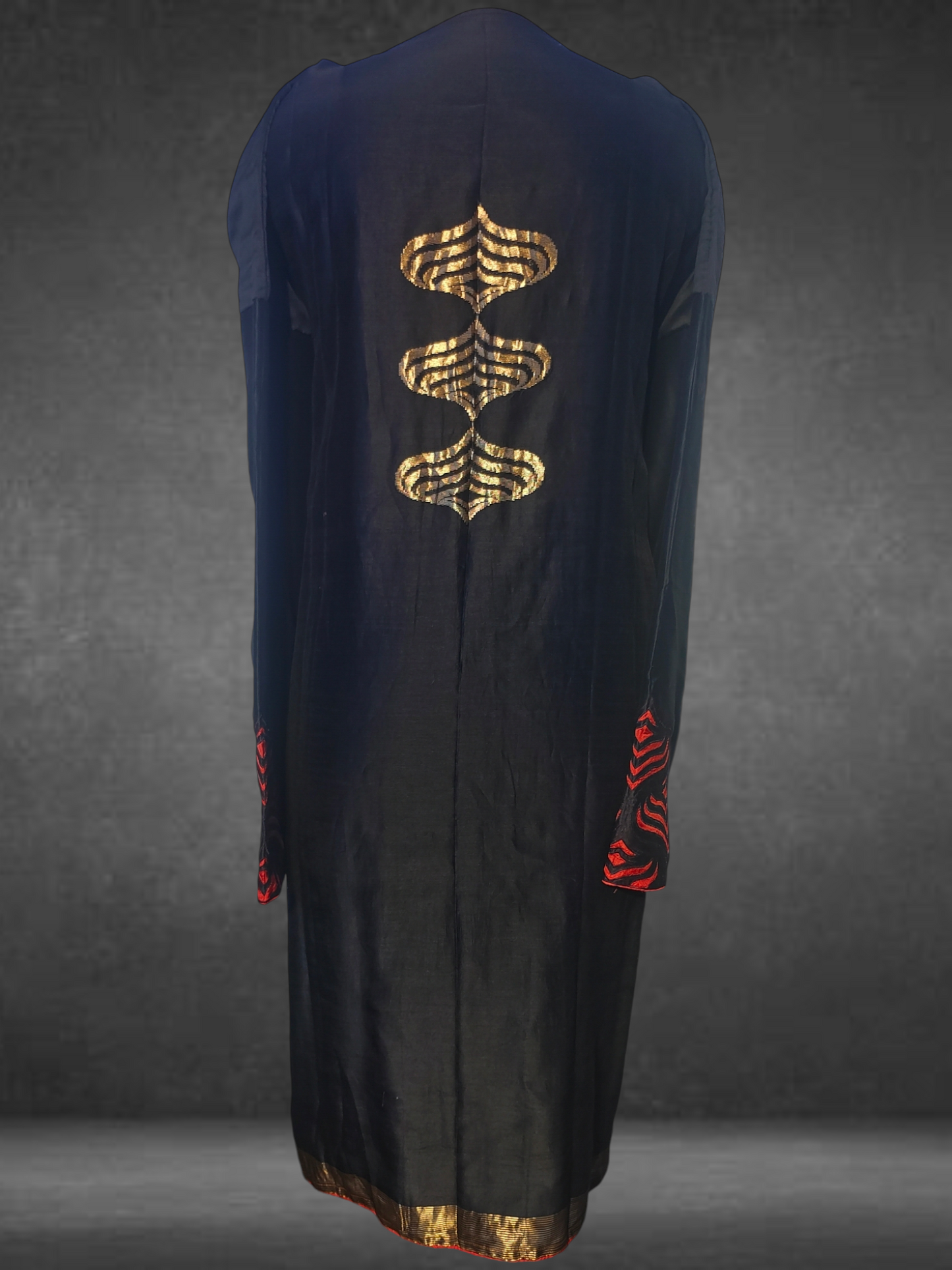 Semi Stitched Formal Chanderi kurta