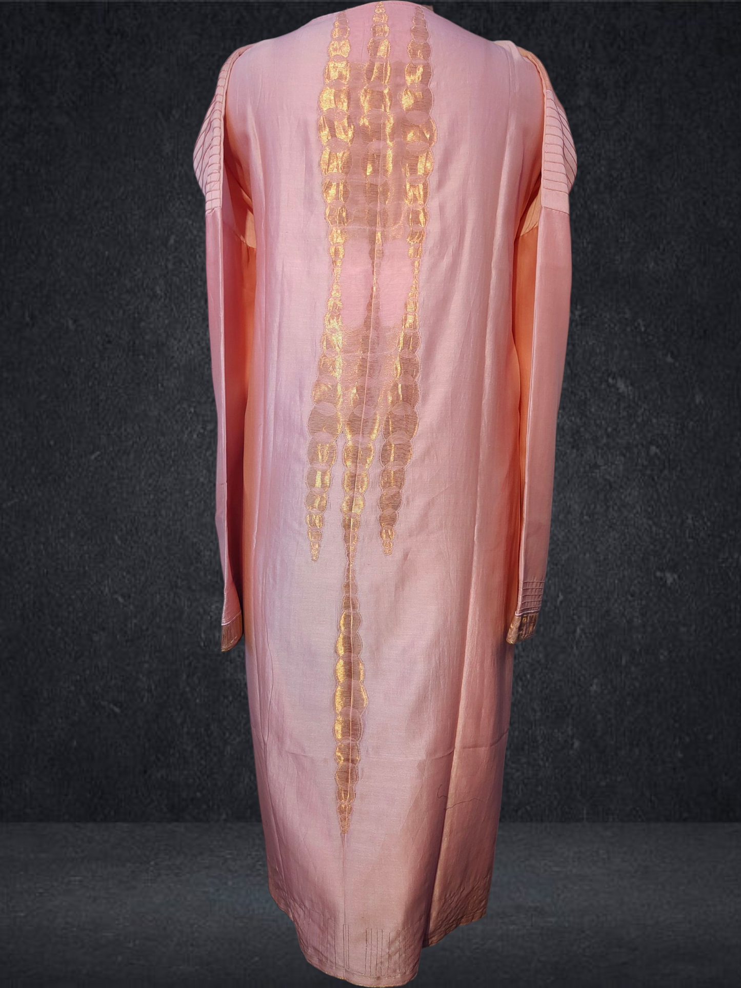 Semi Stitched Formal chanderi Kurta