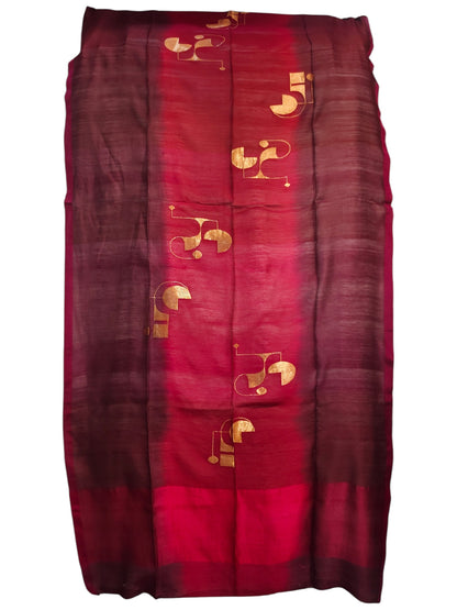 Semi Stitched Chanderi Formal Suitset