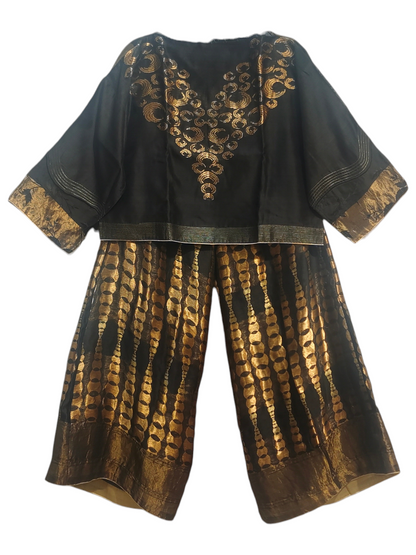 Indowestern chanderi formal coordset