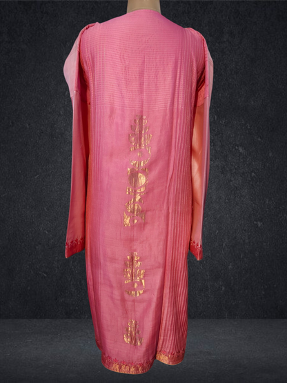 Semi Stitched Chanderi kurta VISHAL KAPUR