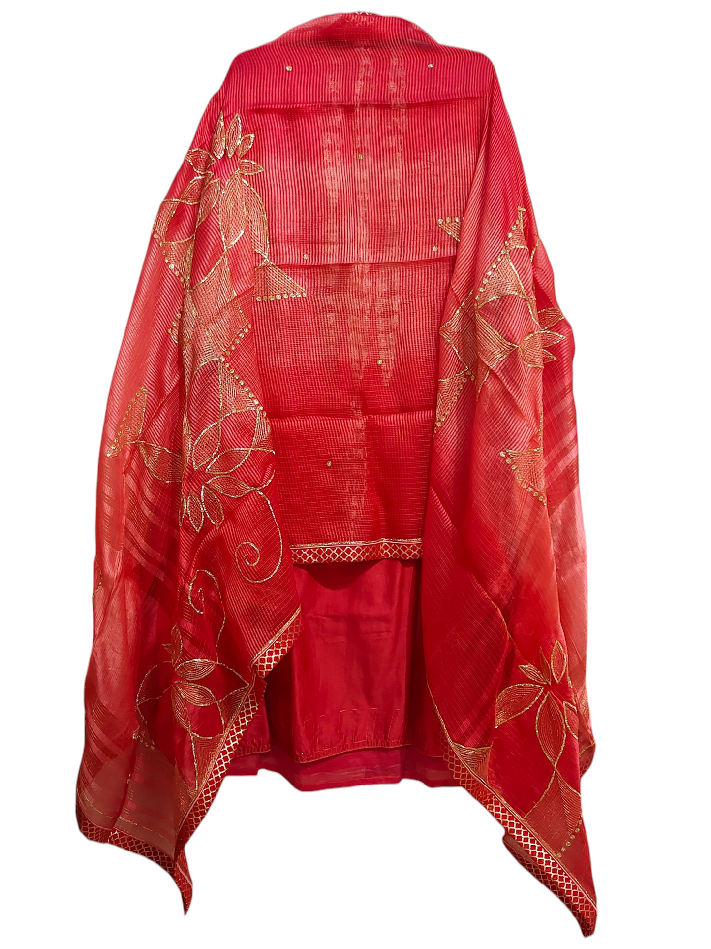 Semi Stitched Formal Chanderi Suitset