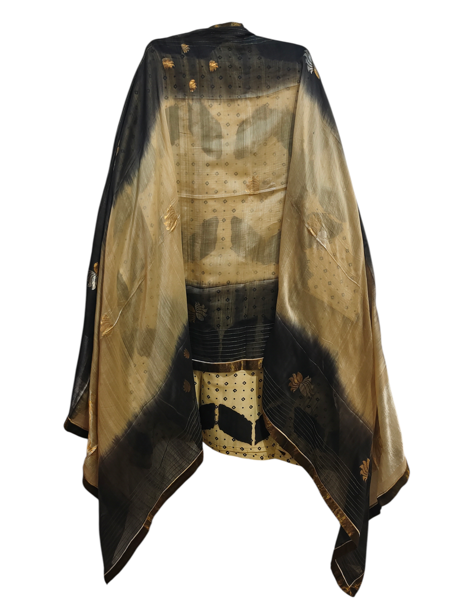 Semi Stitched Formal chanderi Suitset