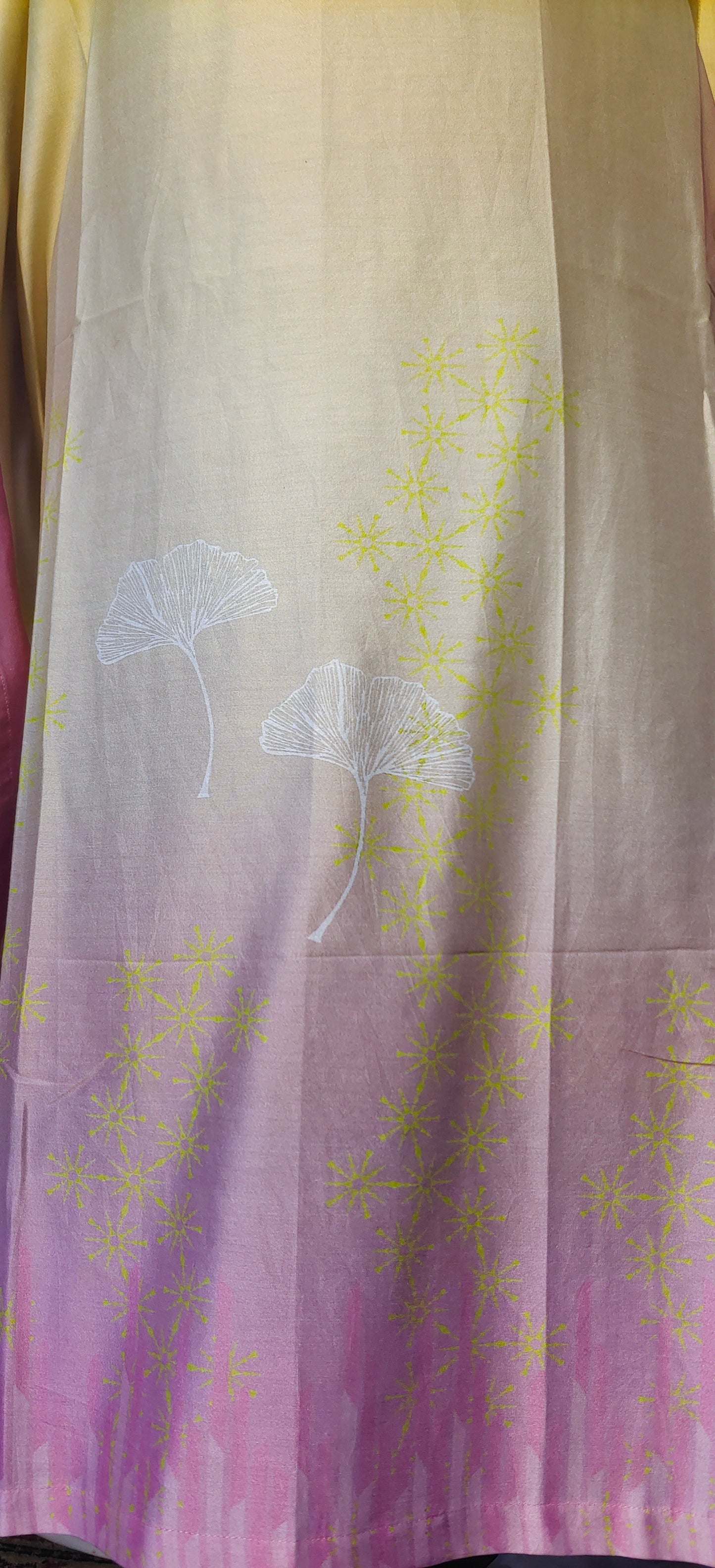 Stitched Chanderi Digital Printed Kaftan VISHAL KAPUR STUDIO