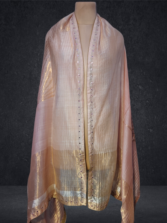 Chanderi Zari Woven Dupatta