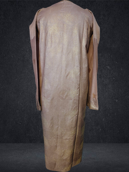 Semi Stitched Formal chanderi Kurta