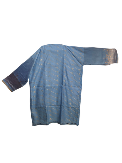 Semi Stitched Chanderi Formal Suitset