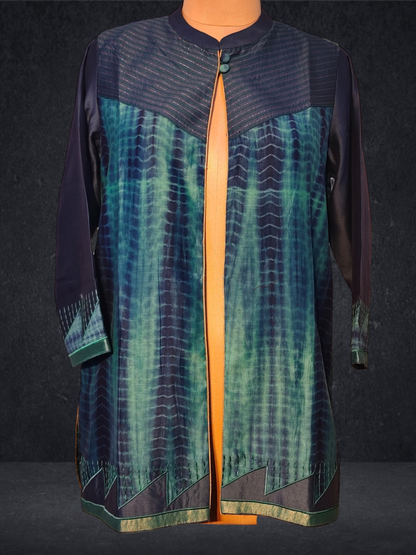 Formal Shibori Short Jacket