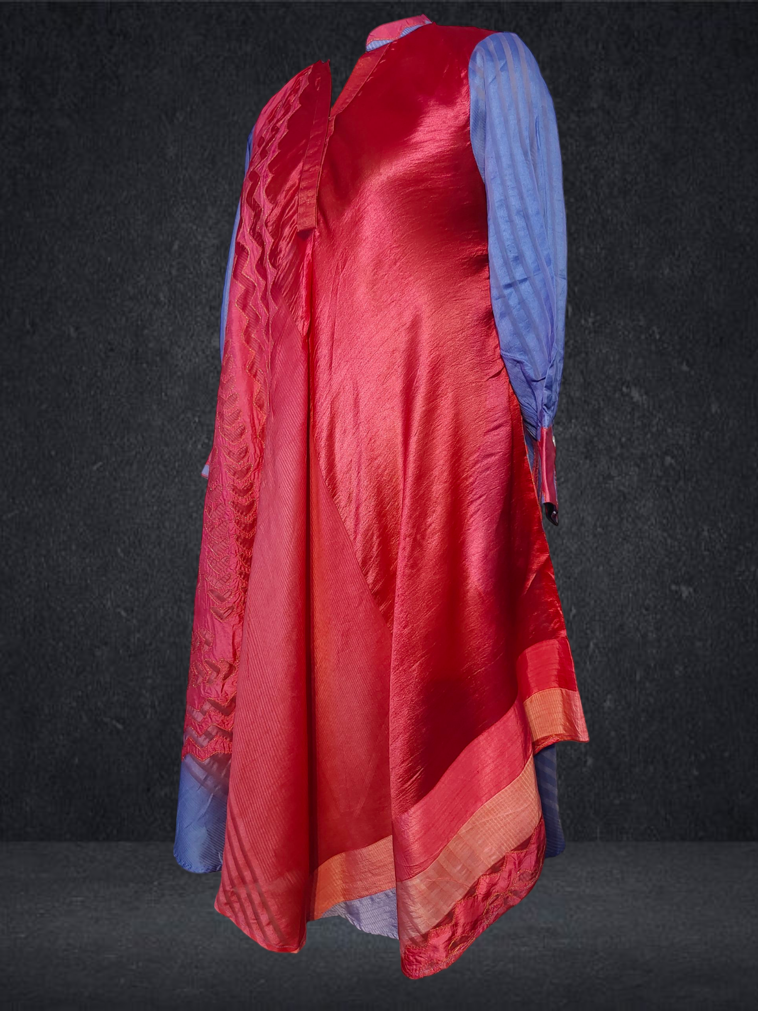 Stitched applique Long Dress VISHAL KAPUR STUDIO