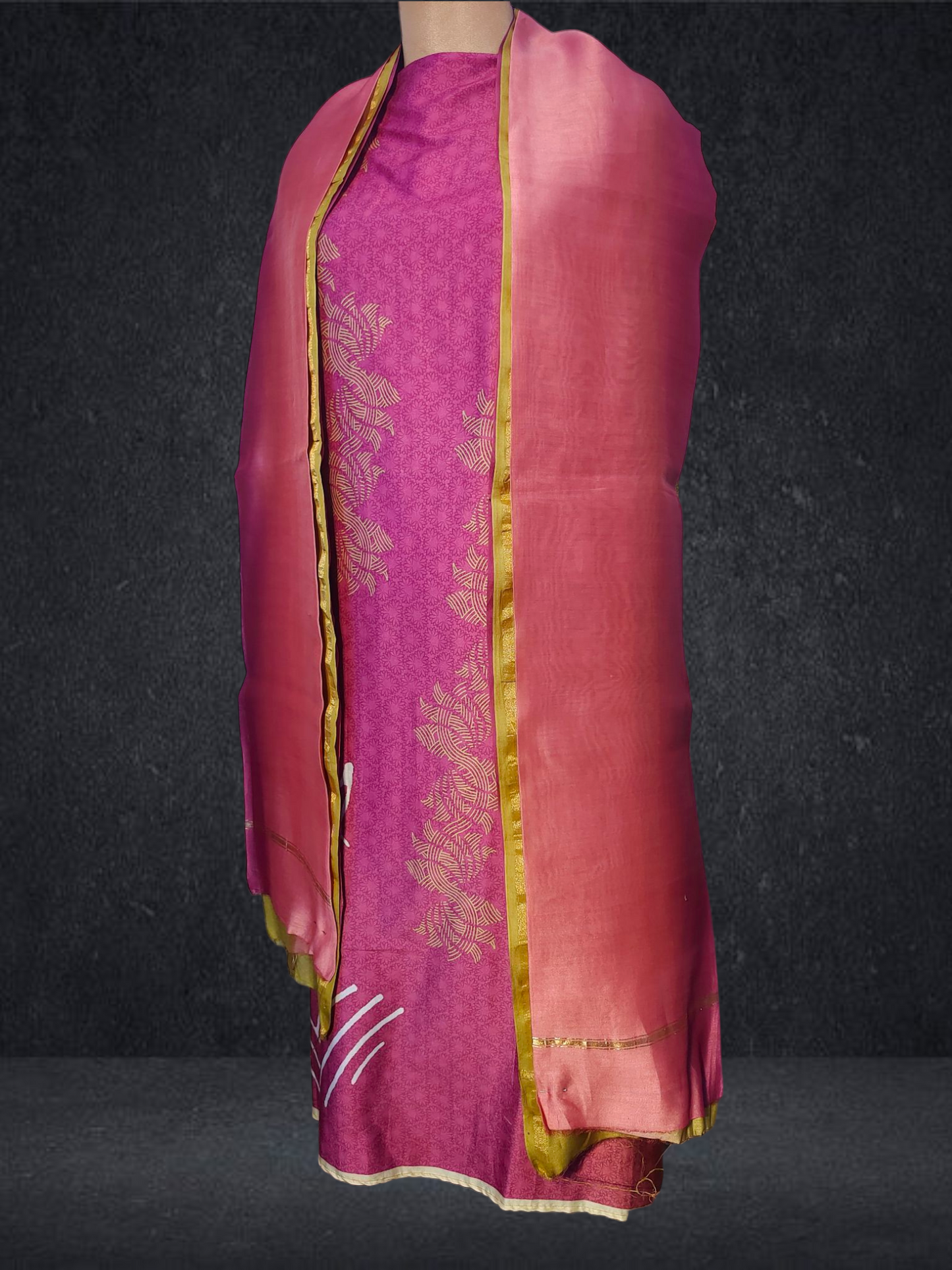 Semi Stitched Cotton Casual Suitset VISHAL KAPUR