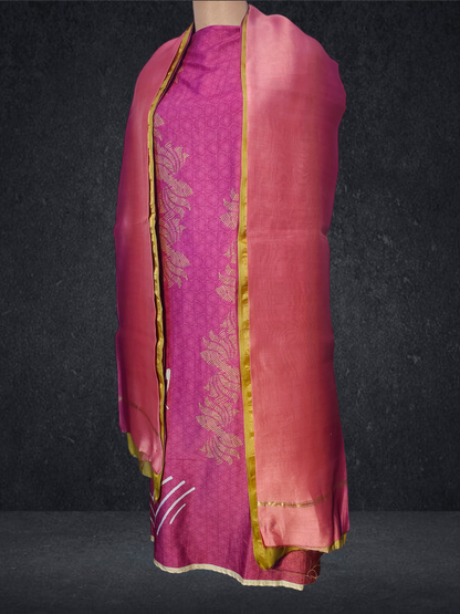 Semi Stitched Cotton Casual Suitset VISHAL KAPUR