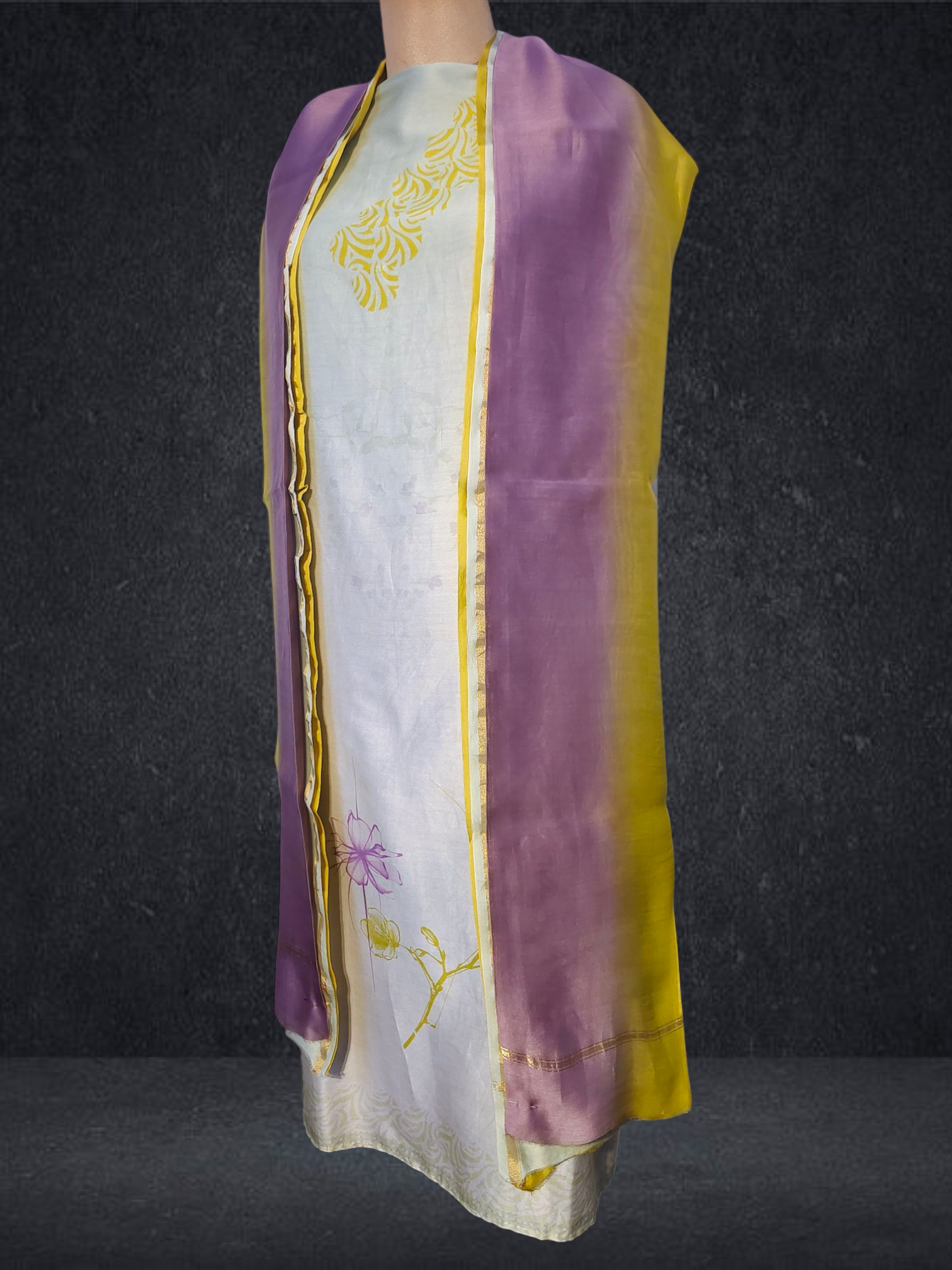 Semi Stitched Cotton Casual Suitset VISHAL KAPUR