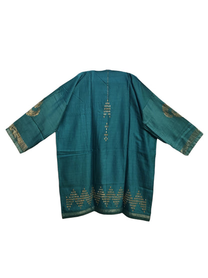 Semi Stitched Chanderi Formal Suitset