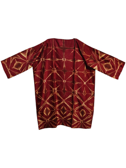 Semi Stitched Chanderi Casual Suitset