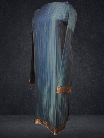 Semi Stitched Formal chanderi Suitset