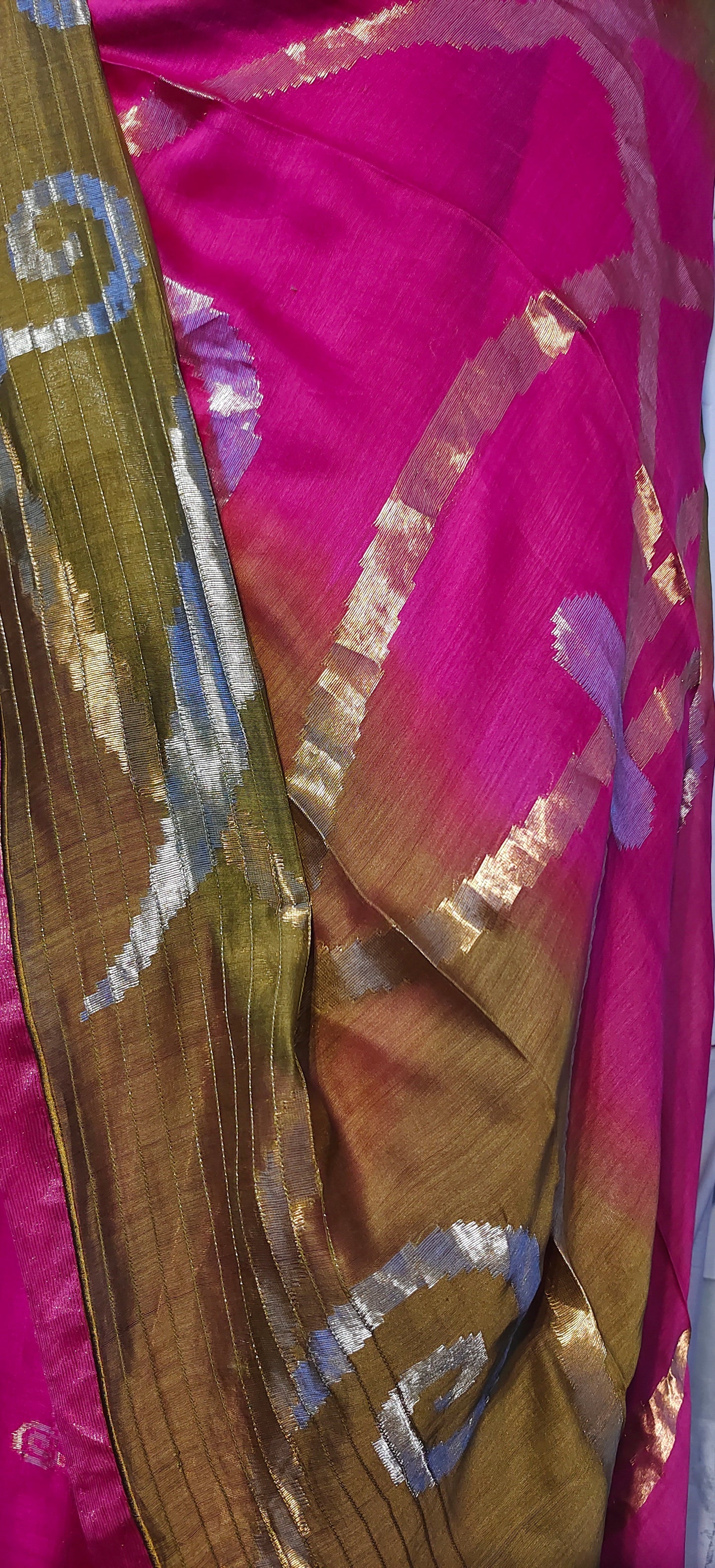 Semi Stitched Formal chanderi Suitset