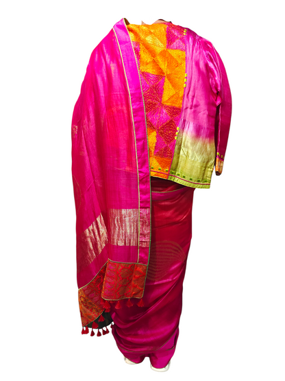 Formal Chanderi Zari Woven Saree
