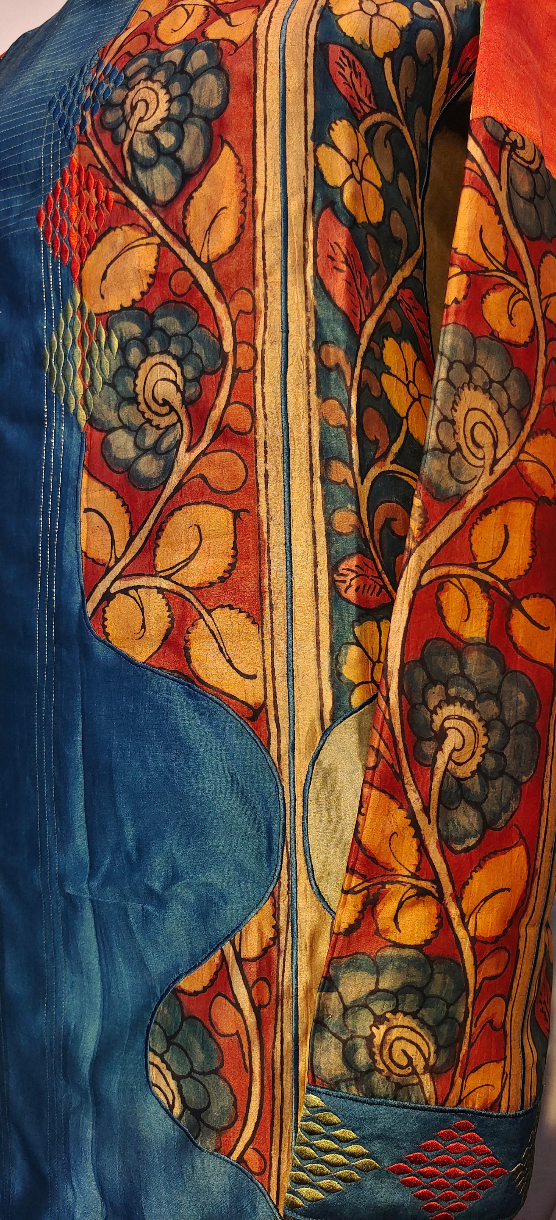 Semi Stitched Chanderi kurta VISHAL KAPUR