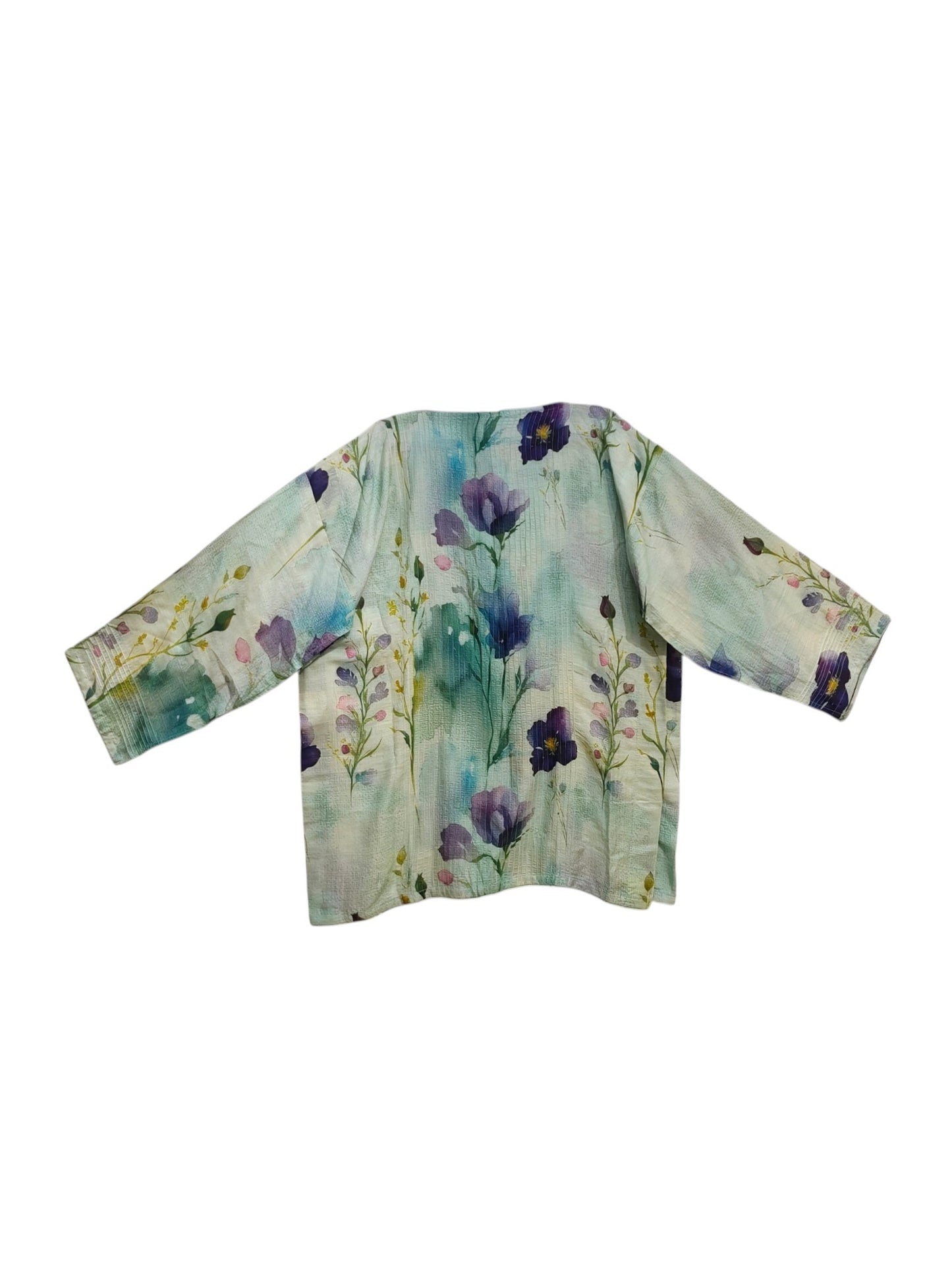 Semi Stitched printed chanderi Tunic