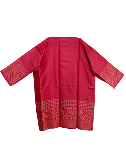 Semi Stitched Chanderi Casual kurta
