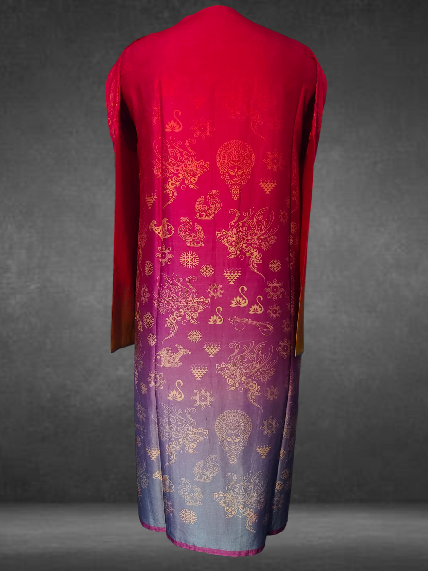 Semistitched Chanderi Casual kurta