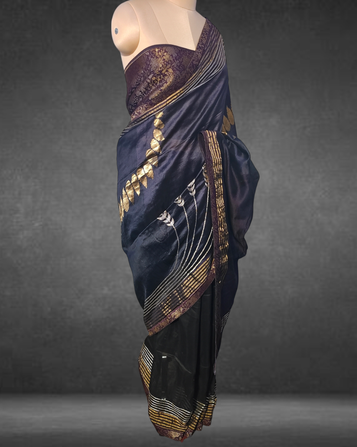 Formal Silk Saree (VKSRJUN199s) - VISHAL KAPUR