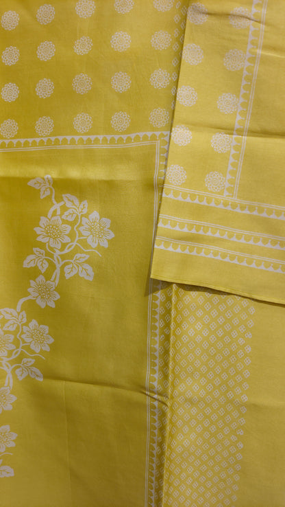 Semi Stitched Chanderi Casual kurta