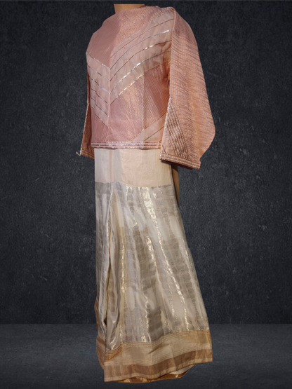 Stitched Chanderi Long Dress