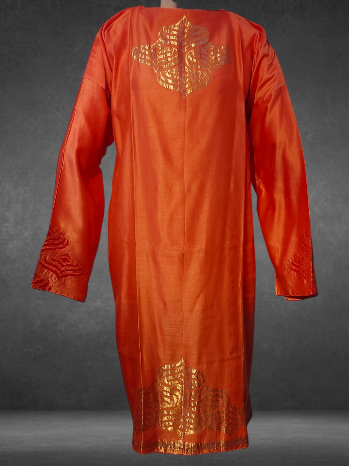 Semi Stitched Formal Chanderi kurta